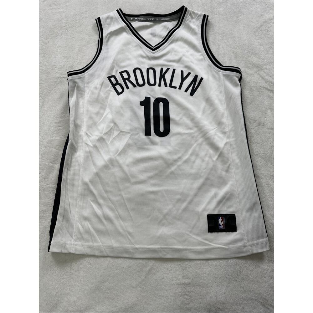 Fanatics Brooklyn Nets Jersey Youth Size Medium Ben‎ Simmons #10 White NBA NEW